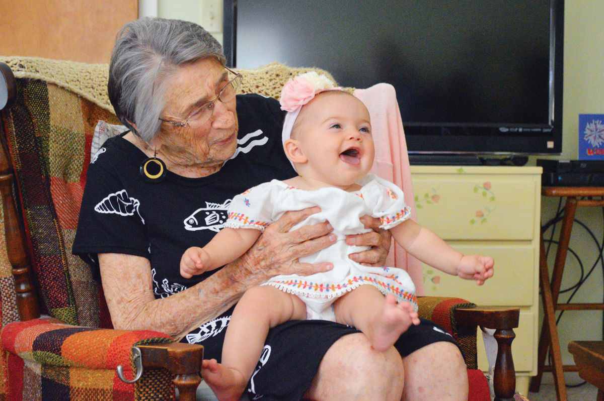 South Bethany woman, 102, meets great-great-granddaughter